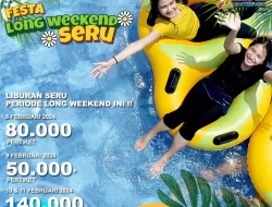 Promo Transera Waterpark Festa Long Weekend Seru 8 – 11 Februari 2024