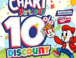 Harga Paket Chaki Birthday KFC Terbaru Bulan Maret 2025