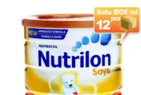 Harga Susu Nutrilon Soya Semua Kemasan Terbaru
