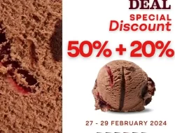 Promo Baskin Robbins Febulous Deal Diskon 50%+20% Bank Mega