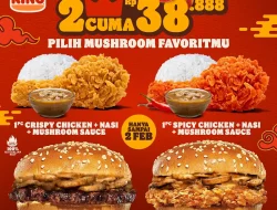 Promo Burger King Dobel Cuan 2 Burger Hanya 38Ribu