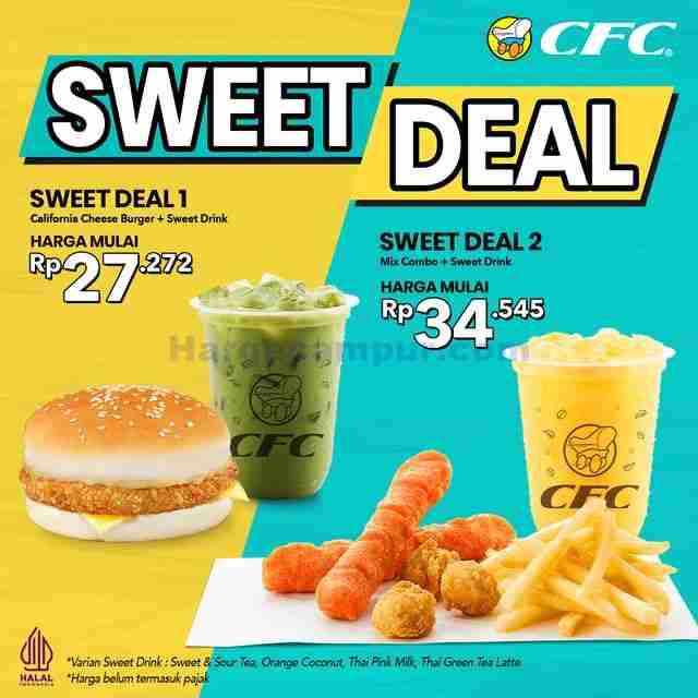 Promo CFC Terbaru Paket Sweet Deal Mulai Rp 27 Ribu