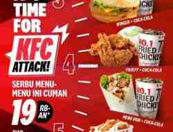 Promo KFC Attack Paket Hemat Hanya 19 Ribuan