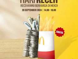 Promo McDonalds Spesial Hari Receh Gratis French Fries