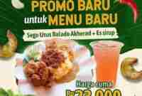 Promo Paket Sego Usus Balado Akherad Hanya Rp 23.500