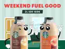 Promo Starbucks 2 Minuman 1L Hanya 169K April 2024