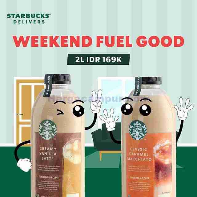 Promo Starbucks 2 Minuman 1L Hanya 169K Oktober 2023 1