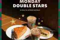 Promo Starbucks Monday Double Stars