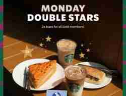 Promo Starbucks Monday Double Stars