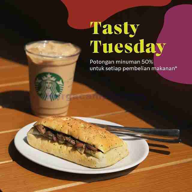 Promo Starbucks Tasty Tuesday Diskon 50% Untuk Tall Beverage 1