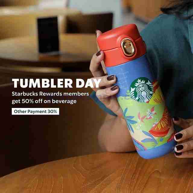 Promo Starbucks Tumbler Day Diskon 50% Oktober 2023 1