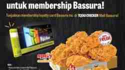 Promo Texas Chicken Diskon 10% Khusus Membership Bassura