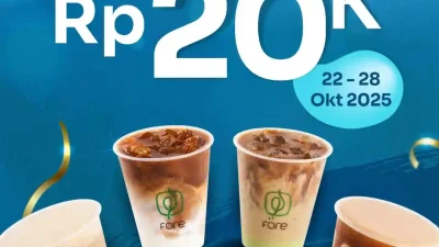 Promo FOre Coffee Spesial Semua Minuman Favorit 20 Ribu BCA
