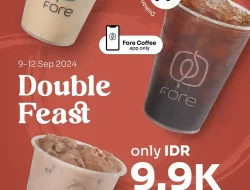 Promo Fore Coffee Double Feast 9.9 Minuman Hanya 9Ribuan