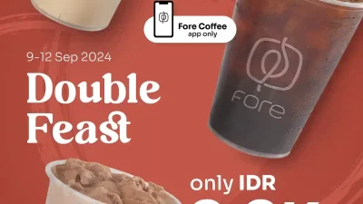 Promo Fore Coffee Double Feast 9.9 Minuman Hanya 9Ribuan