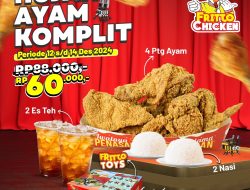 Promo Fritto Chicken Beli 4 Potong Ayam Hanya 60Ribu