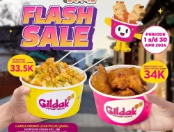 Promo Gildak Flash Sale ShopeeFood Harga Mulai 33 Ribu