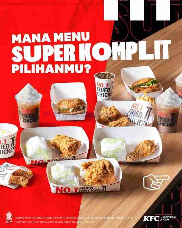 Promo KFC Menu Super Komplit Mulai 41 Ribuan 1