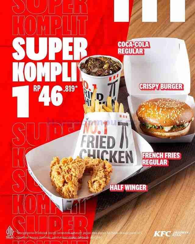 Promo KFC Menu Super Komplit Mulai 41 Ribuan 2