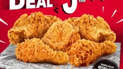 Promo KFC Paket TBT Crazy Deal 5 Potong Ayam Hanya 60Ribu