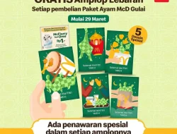 Promo McDonalds Paket Ayam McD Gulai Gratis Amplop Lebaran