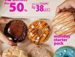 Promo Richeese Factory Monday Starter Pack Diskon 50% Untuk 12Pcs Donut