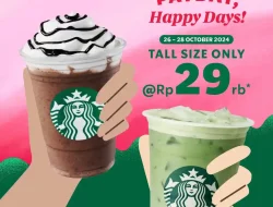 Promo Starbucks Payday Tall Size Harga Hanya 29Ribu