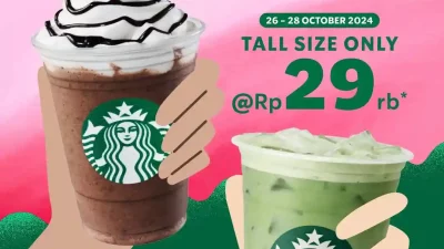 Promo Starbucks Payday Tall Size Harga Hanya 29Ribu