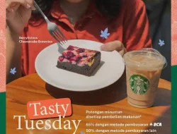 Promo Starbucks Tasty Tuesday Diskon 50% Untuk Tall Beverage