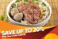 Promo Chopstix Diskon Hingga 20% Dengan Livin Poin Mandiri