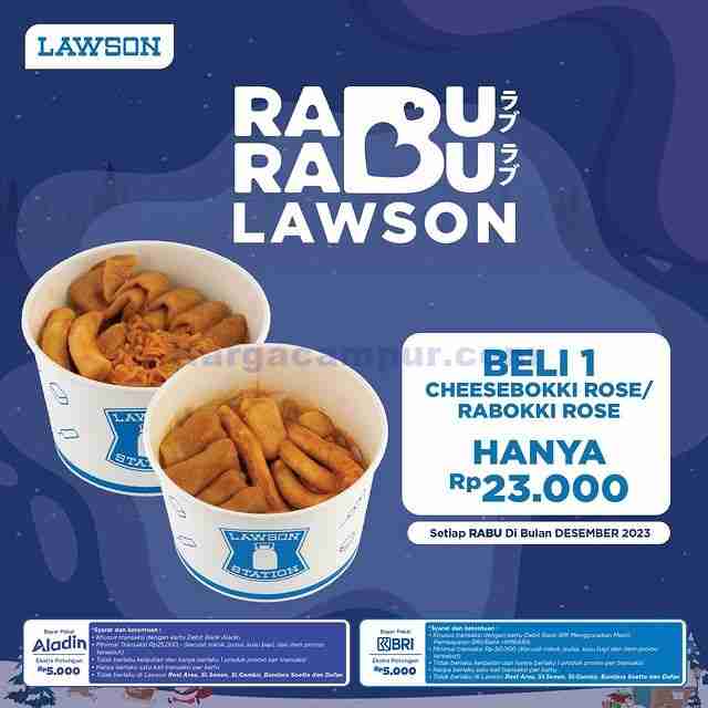 Promo Lawson Rabu Spesial Cheesebokki Rabokki Rose & Beli 1 Gratis 1 1