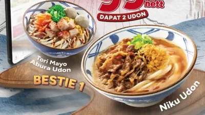 Promo Marugame Udon Paket Bestie 2 Udon Hanya 99Ribu