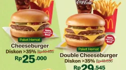 Promo McDonalds Mana Lagi Paket Hemat Cheeseburger 25 Ribu