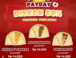 Promo Panties Pizza Spesial Payday Diskon 50%