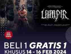 Promo Platinum Cineplex Beli 1 Gratis 1 Tiket Lampir