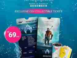Promo CGV Beli Tiket + Combo Aquaman Gratis Collectible Ticket