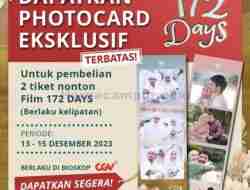 Promo CGV Gratis Photocard Eksklusif 172 Days