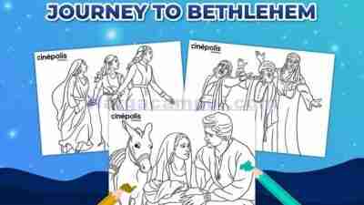 Promo Cinepolis Cinemas Gratis Coloring Page Journey To Bethlehem