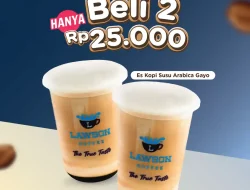 Promo Lawson Beli 2 Kopi Susu Gayo Harga Hanya 25Ribu