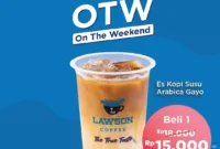 Promo Lawson Spesial Weekend Es Kopi Susu Hanya 15Ribu
