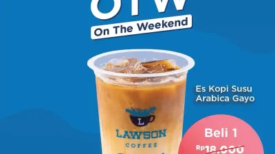 Promo Lawson Spesial Weekend Es Kopi Susu Hanya 15Ribu