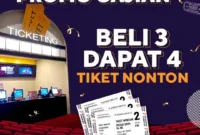 Promo Platinum Cineplex Spesial Gajian Beli 3 Dapat 4 Tiket