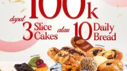Promo The Harvest 10 Daily Bread Atau 3 Slice Cakes 100Ribuan