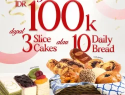 Promo The Harvest 10 Daily Bread Atau 3 Slice Cakes 100Ribuan