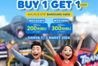 Promo Trans Studio Bandung Beli 1 Gratis 1