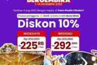 Promo Trans Studio Cibubur Harga Tiket Diskon 10%