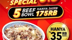 Promo Yoshinoya Spesial 5.5 Beli 5 Beef Bowl 175Ribu