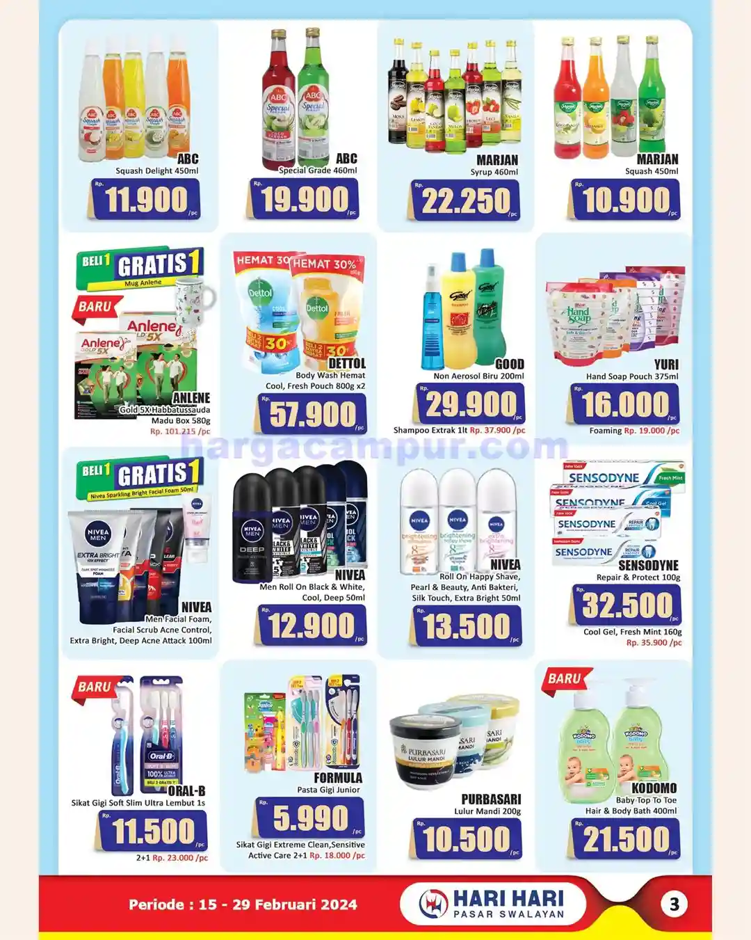 Katalog Promo HARI HARI Pasar Swalayan 1 – 15 Maret 2024