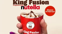 Promo Burger King Harga Spesial Pemilu Gratis KING FUSION NUTELLA
