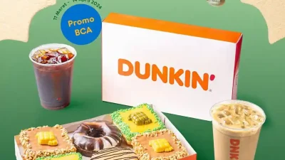 Harga Promo Dunkin Donuts 12 Donat + 2 Minuman Hanya 115Ribu